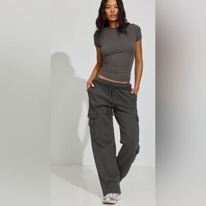 Garage Dark Grey UltraFleece Cargo Sweatpants XS